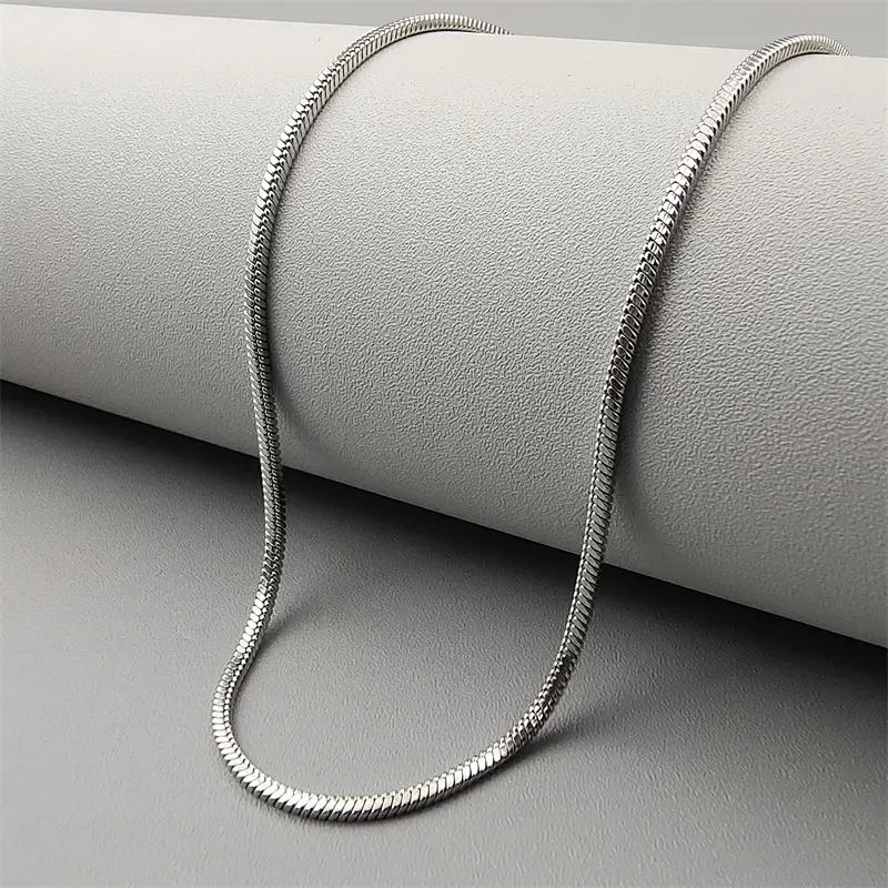 Snake Chain Necklace Set | Cross, Layered & Two-Tone Pendant Styles | Silver & Gold | 5 Combo Options