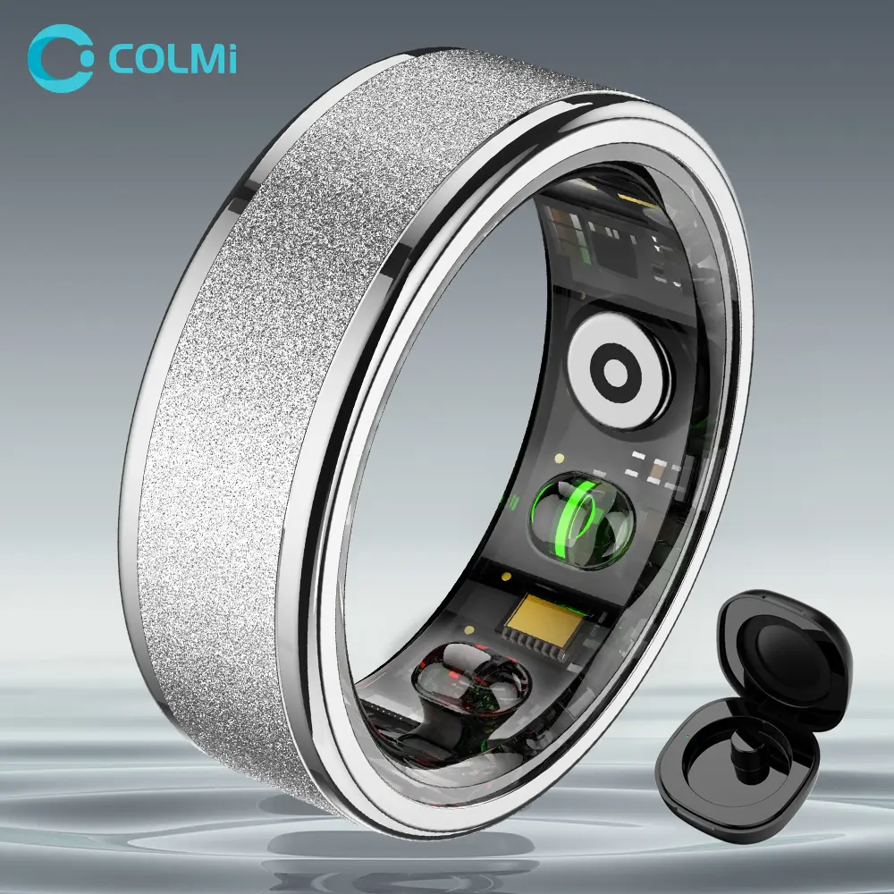 COLMI R10 Wearable Electronic Gadgets Smart Ring - 5ATM Waterproof Fitness Wearable, Wireless Fitness Tracker with Heart Rate Monitor, SpO2 Sensor, USB Rechargeable