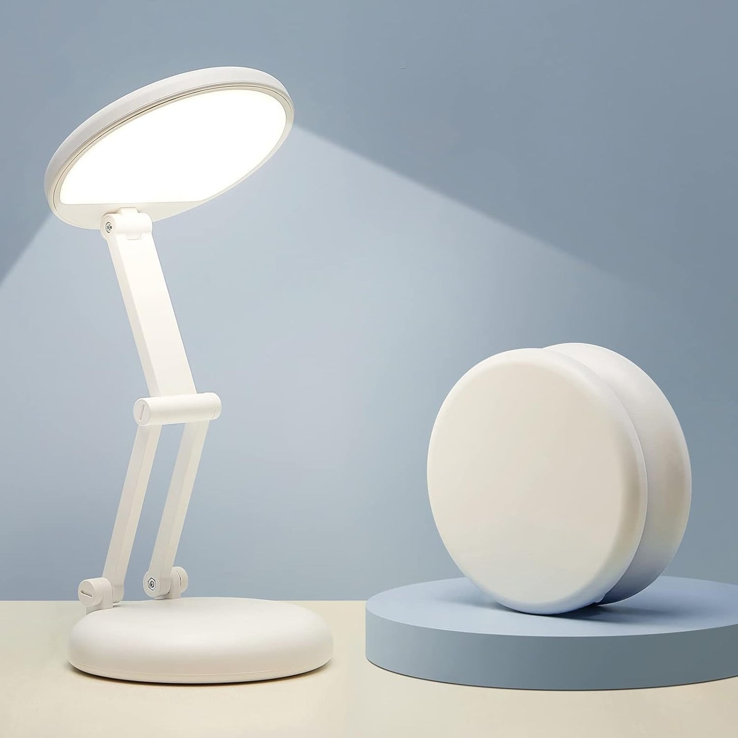 One Fire Rechargeable Table Lamp – 3600mAh, 10 Brightness Levels, Foldable & Portable, Touch Control