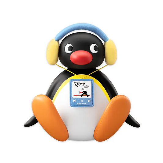 Pingu Bobble-Head Bluetooth Speaker | Cute Penguin Wireless Mini Speaker | Gift for Kids, Women & Men