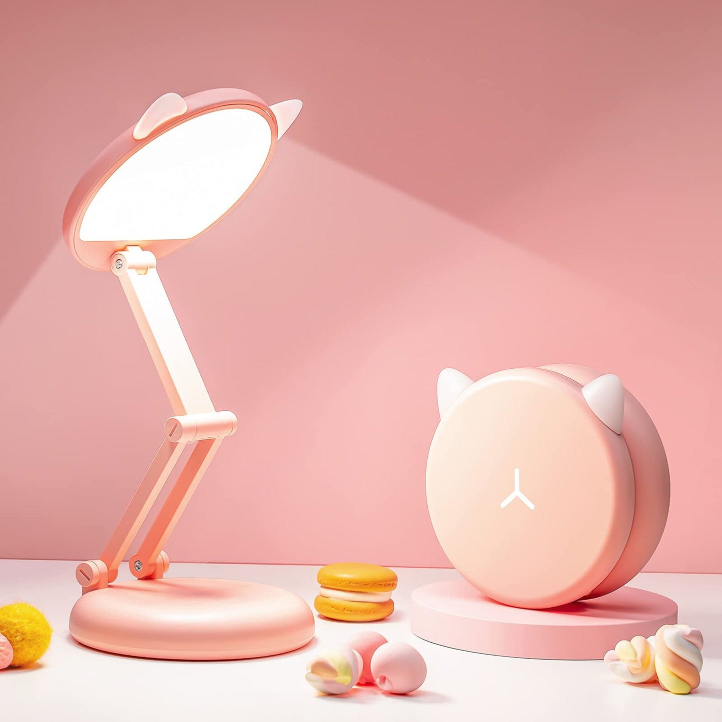One Fire Rechargeable Table Lamp – 3600mAh, 10 Brightness Levels, Foldable & Portable, Touch Control