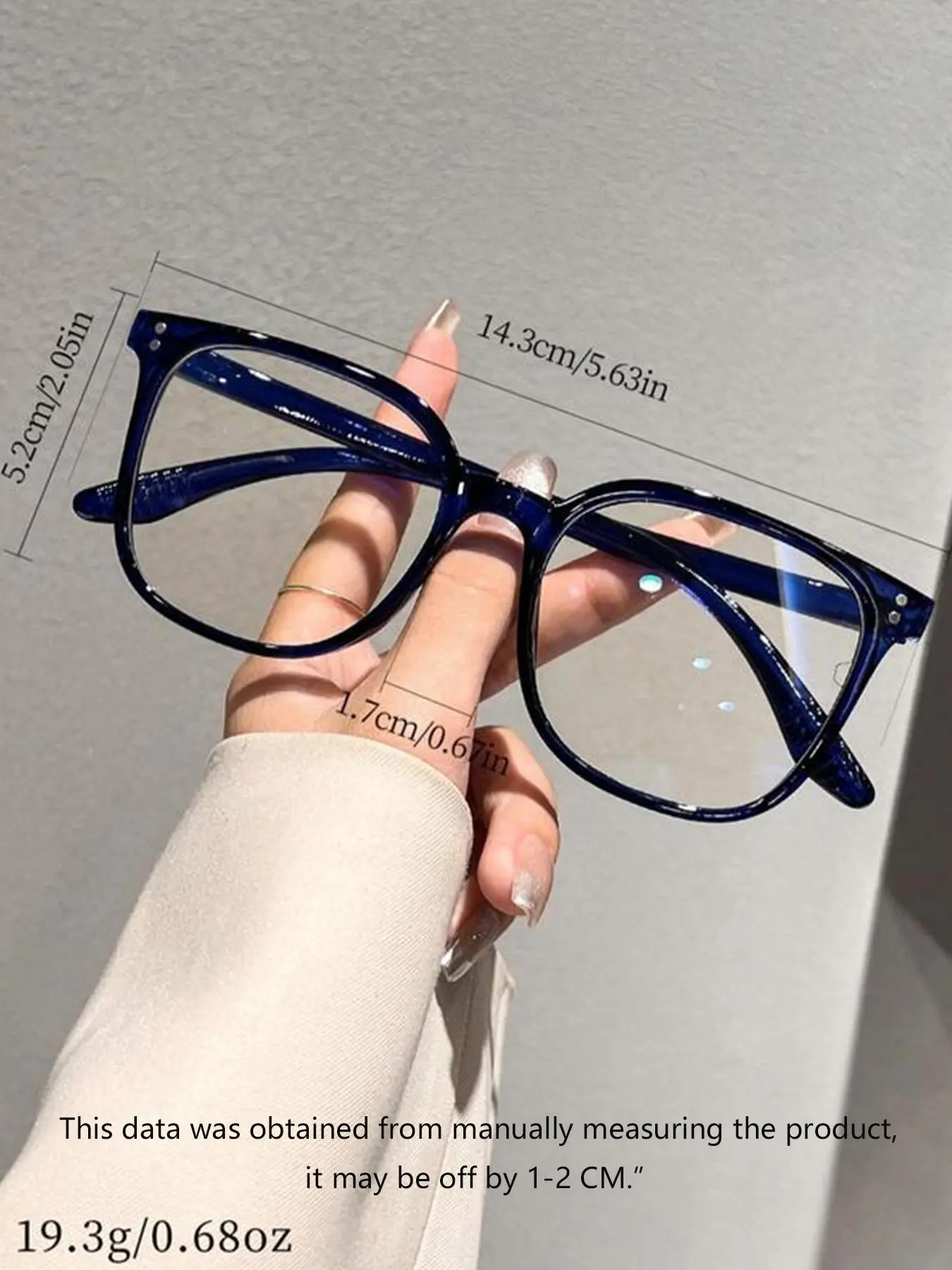 Anti-Blue Light Glasses | Large Frame Fashion Eyeglasses for Women & Men | Work, Study & Daily Wear | Set 1 / Set 2