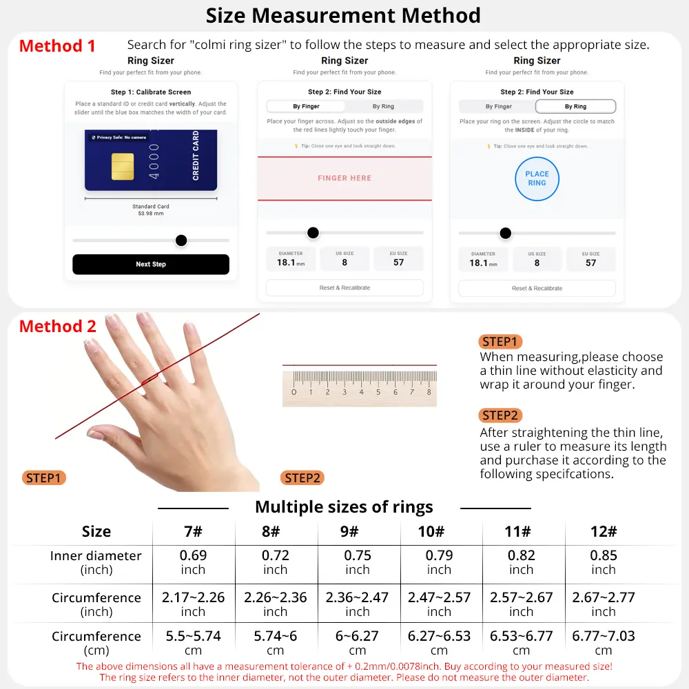 COLMI R10 Wearable Electronic Gadgets Smart Ring - 5ATM Waterproof Fitness Wearable, Wireless Fitness Tracker with Heart Rate Monitor, SpO2 Sensor, USB Rechargeable