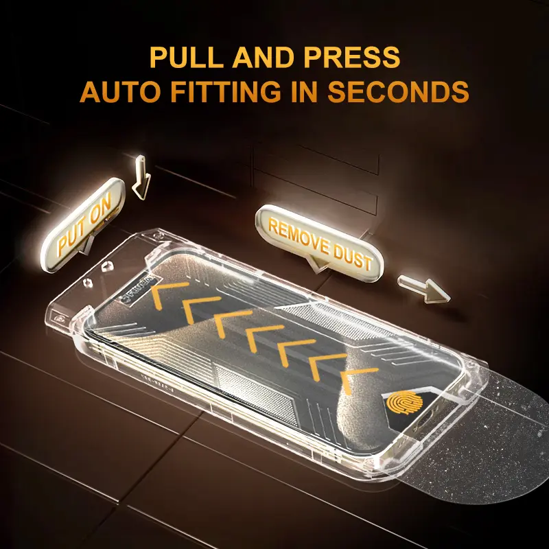 FUNCAT GLOBAL iPhone Screen Protector | Dust-Free Applicator, Tempered Glass | Privacy & HD | iPhone 12-17