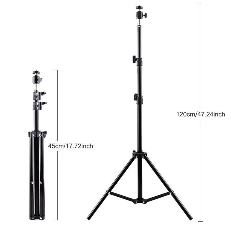 Magcubic 120CM Portable Projector Stand | Retractable Floor Tripod, Universal 1/4" Screw Mount | HY300 Pro & Camera