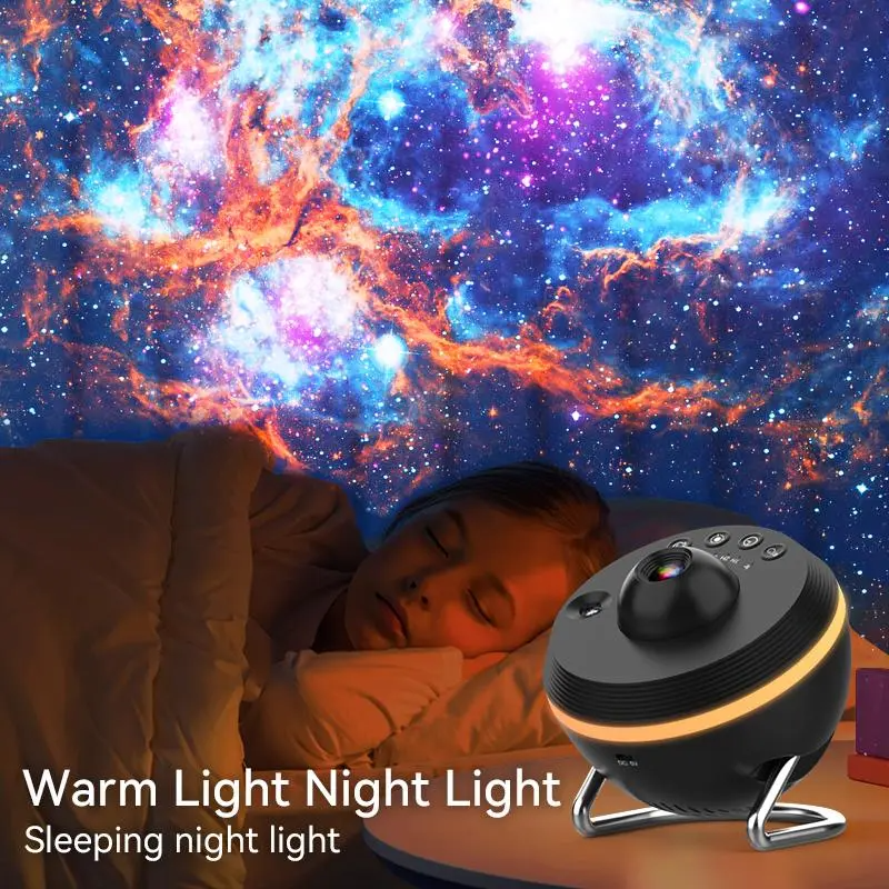 13-in-1 Galaxy Projector Night Light | HD Starry Sky & Meteor Projector for Bedroom, Kids Room & Home Decor | USB Powered