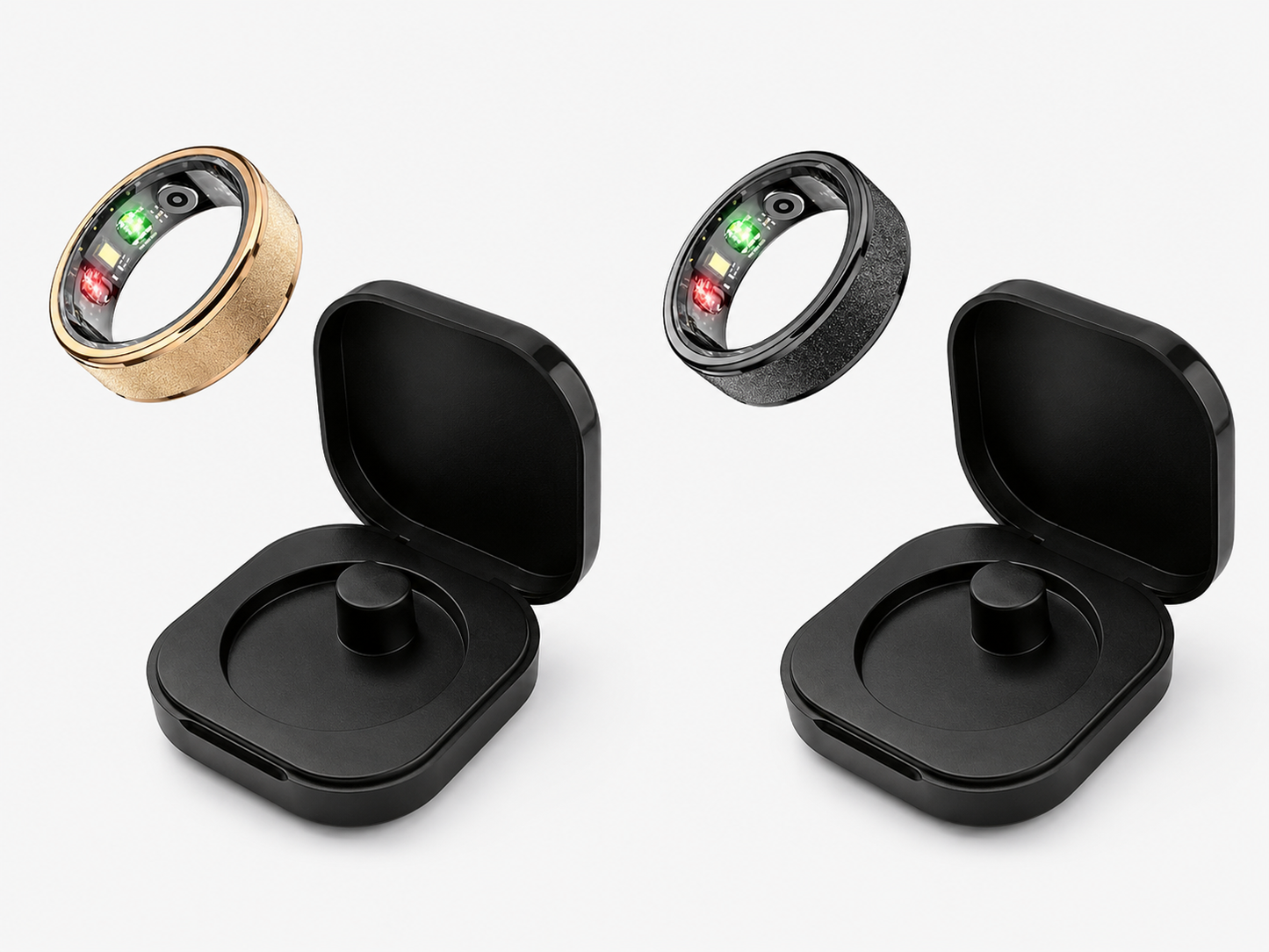 COLMI R10 Wearable Electronic Gadgets Smart Ring - 5ATM Waterproof Fitness Wearable, Wireless Fitness Tracker with Heart Rate Monitor, SpO2 Sensor, USB Rechargeable