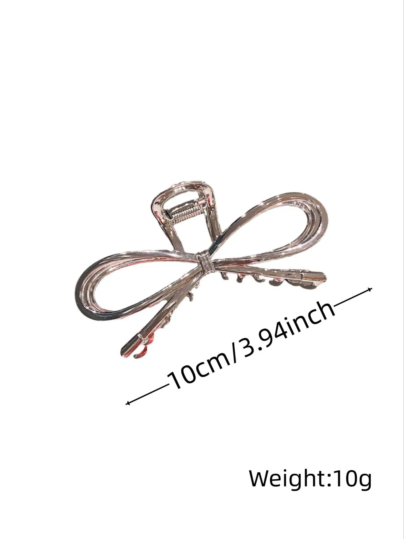 Bowknot Hair Claw Clips for Women | Hollow Out Minimalist Design | Thick Hair Friendly | 4 / 8 / 12 pcs
