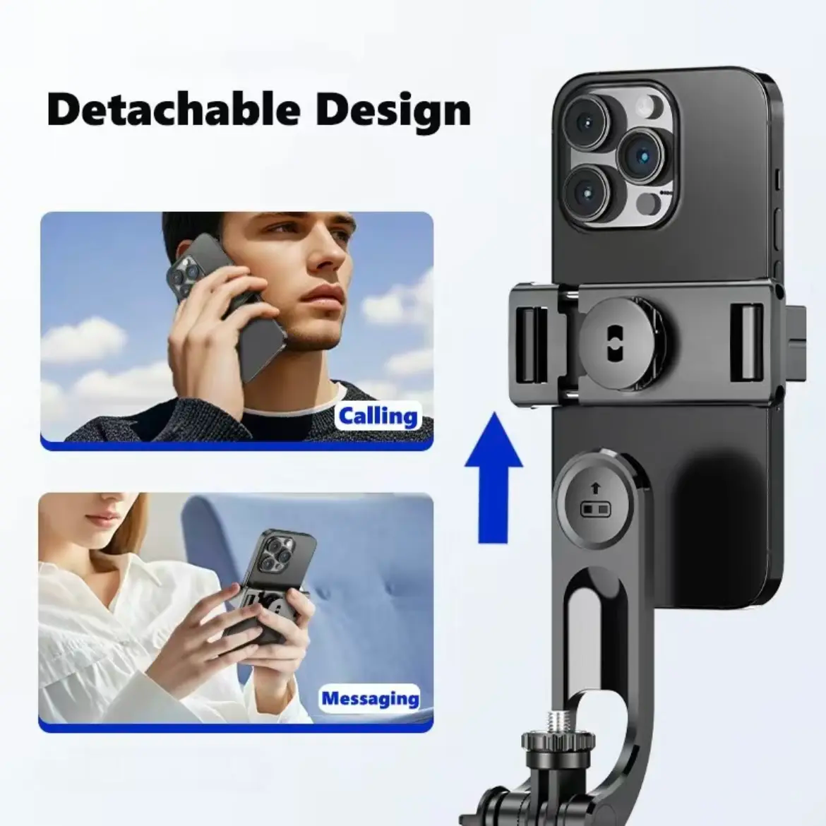 67" Phone Tripod & Selfie Stick | Aluminum, 360° Rotating, Bluetooth Remote | iPhone & Android