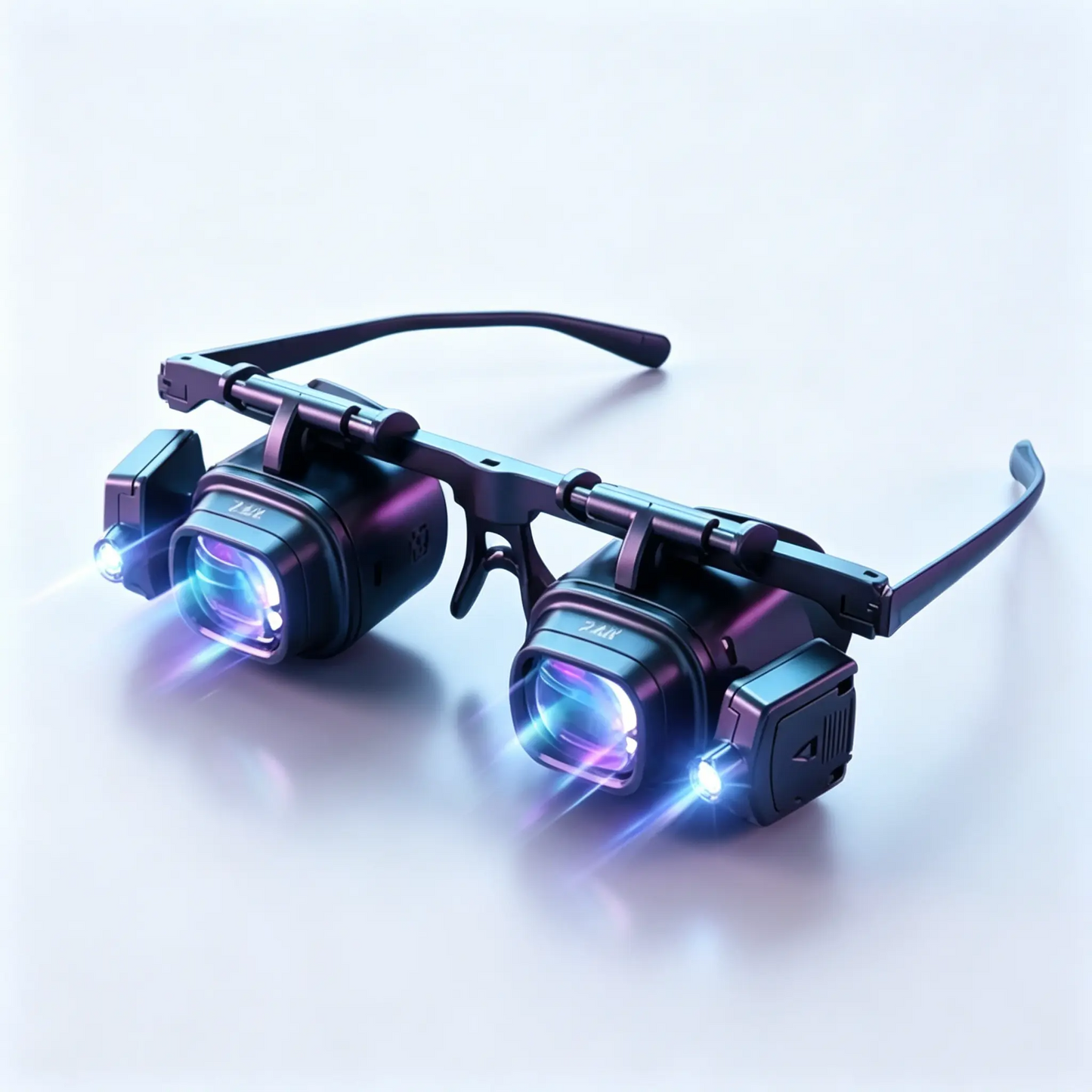 2x–24x LED Head Mount Magnifier | Hands-Free Magnifying Glass for Watch Repair, Electronics & Soldering