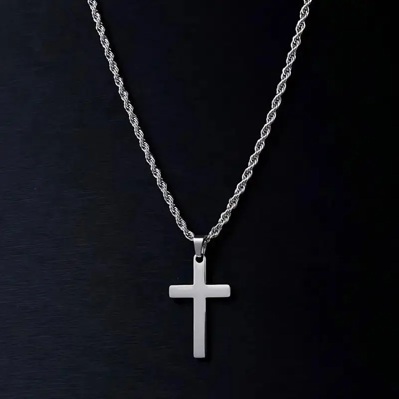 Snake Chain Necklace Set | Cross, Layered & Two-Tone Pendant Styles | Silver & Gold | 5 Combo Options