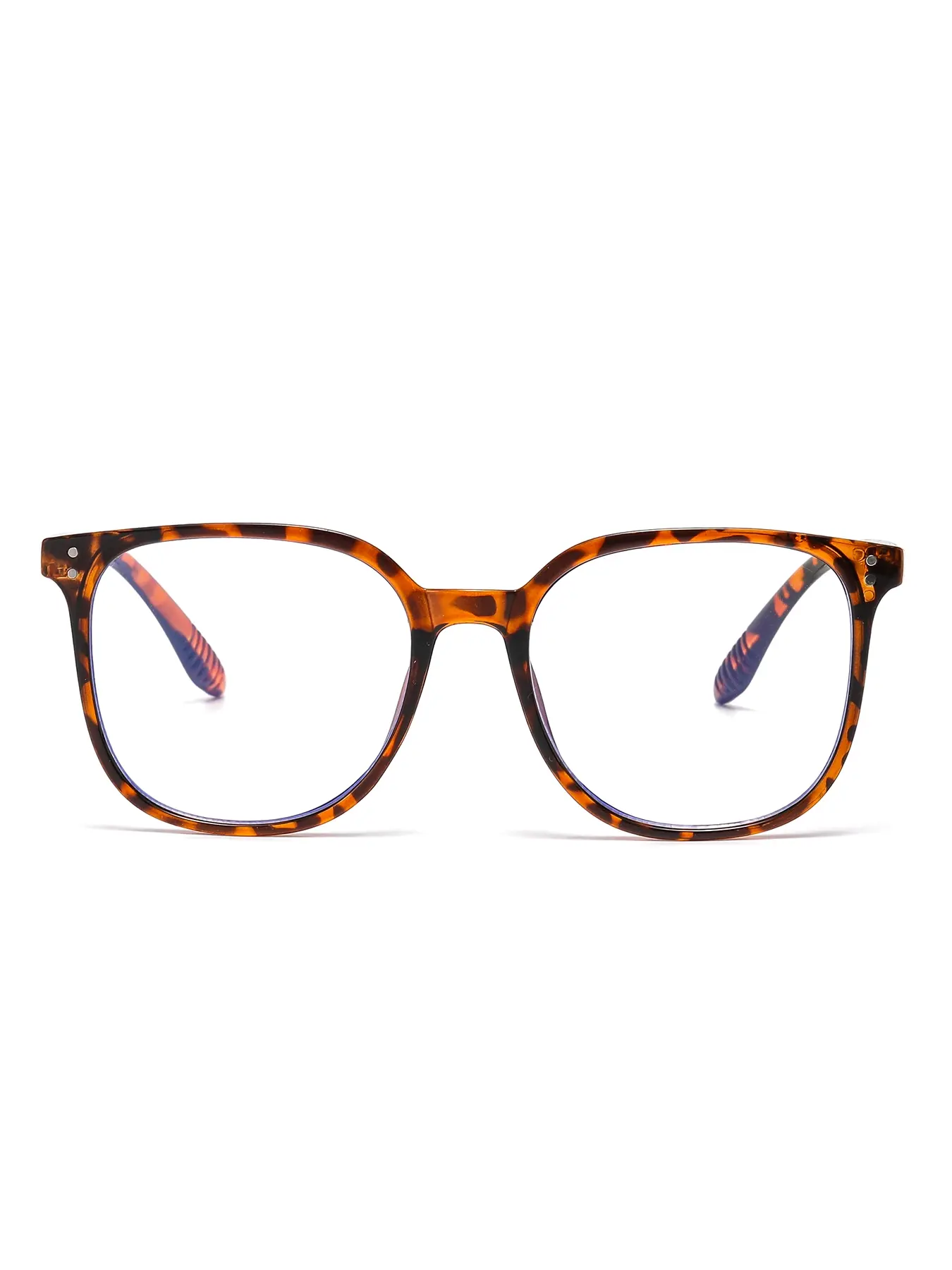 Anti-Blue Light Glasses | Large Frame Fashion Eyeglasses for Women & Men | Work, Study & Daily Wear | Set 1 / Set 2