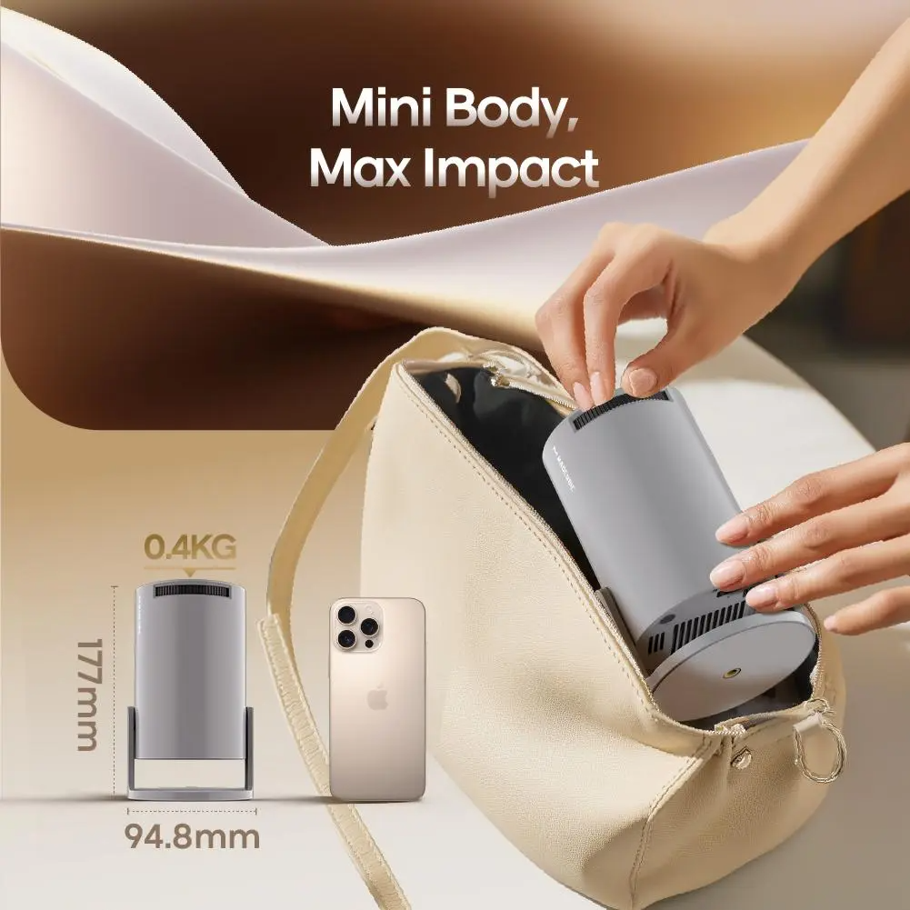 Magcubic HY300 Pro Projector | Android 14, 290 ANSI, Dual WiFi6, BT5.4 | Portable Home & Outdoor Cinema